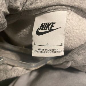 Mens Nike Grey Hoodie SIZE: L
